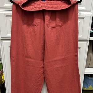 Old Navy Linen Blend Wide Leg Pants